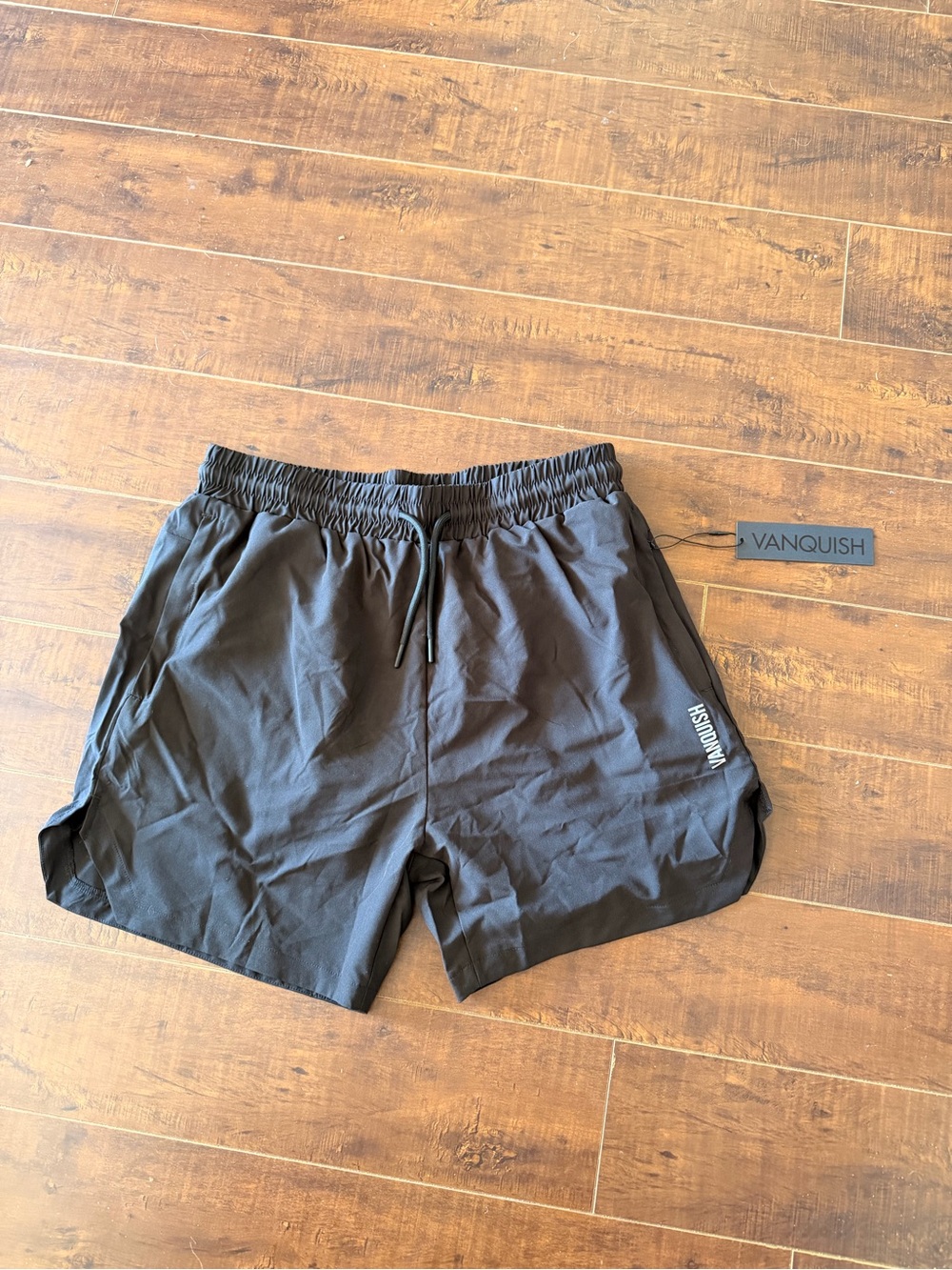 Vanquish Men's Black Athletic Shorts